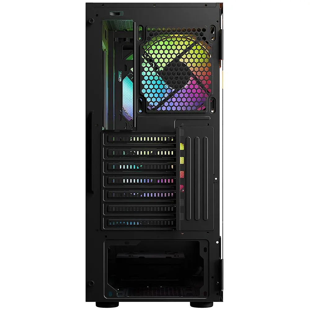Корпус LogicConcept ARYA MESH+GLASS ARGB fans 2x140mm+1x120 мм BLACK без БЖ ATX (AT-ARYA-10-000000-0002) - фото 8