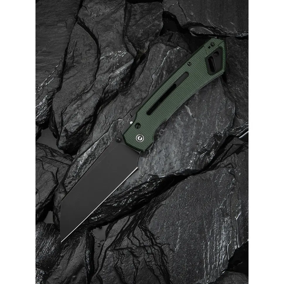 Ніж складаний тактичний Civivi Buster FG, (10.7 см) Nitro-V / Micarta темно-зелений - фото 10