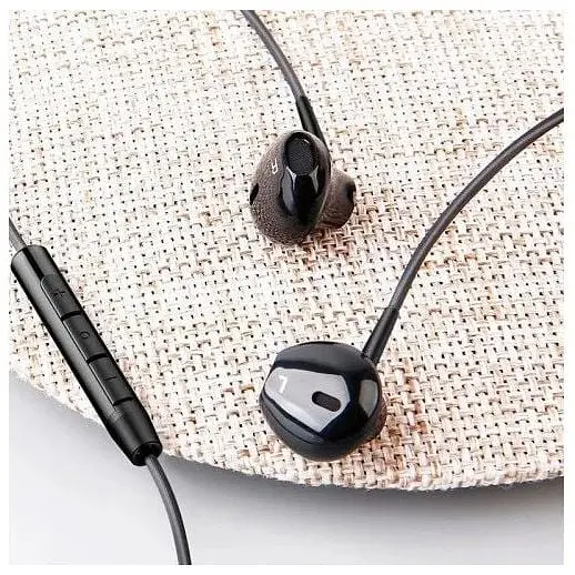 Навушники з мікрофоном Baseus Encok H06 lateral in-ear Wired Earphone (NGH06-C01) чорні - фото 2
