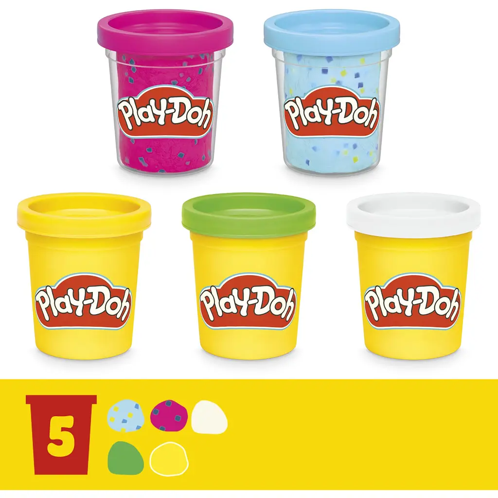 Набор для творчества с массой для лепки Hasbro Play-doh Набор подарков для вечеринки (G0525) - фото 5