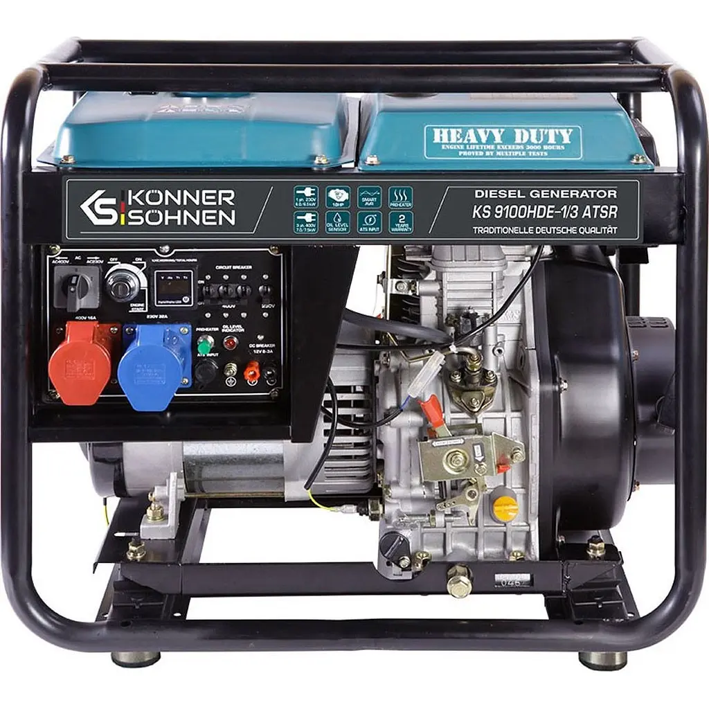 Генератор дизельний Konner&Sohnen KS 9100HDE-1/3 ATSR (EURO V) [117112] - фото 4
