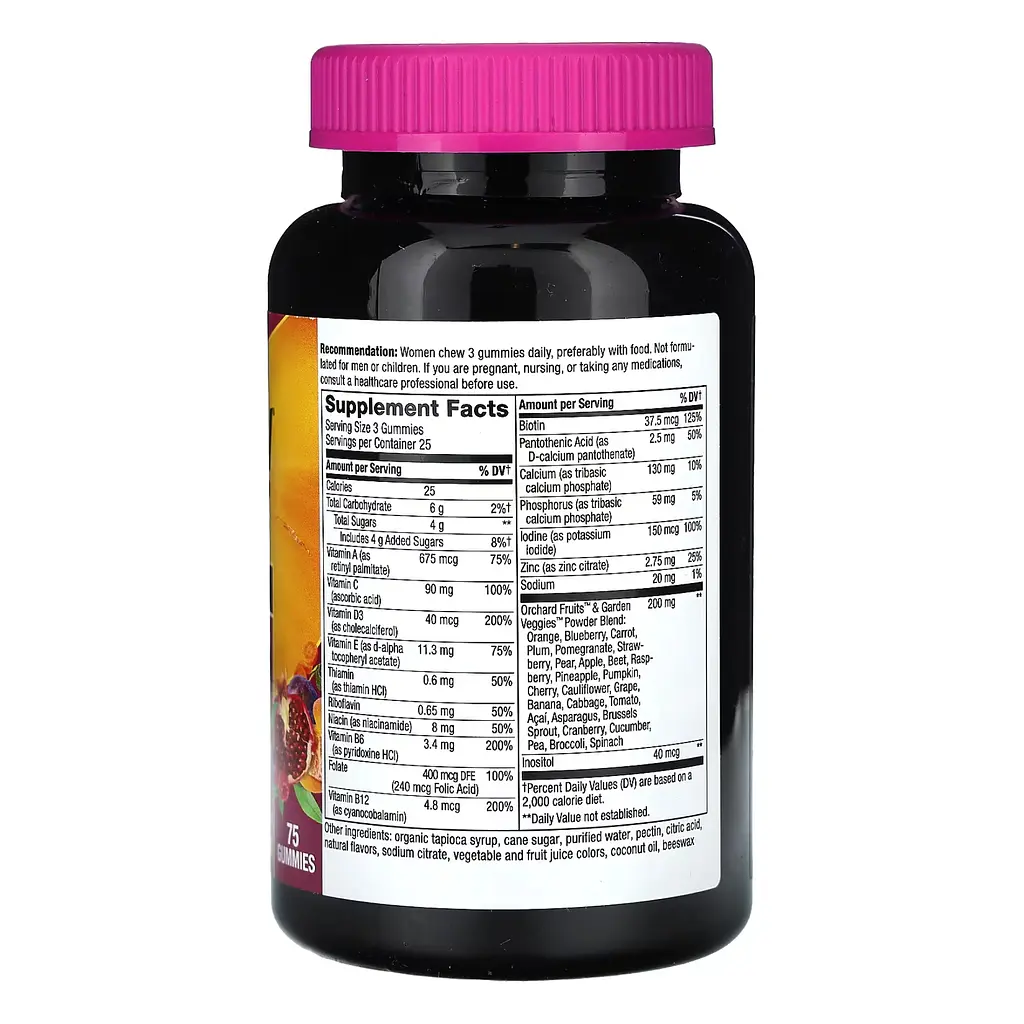 Мультивітаміни для жінок, Women's Premium Gummies Multivitamin - 75 gummies - фото 2