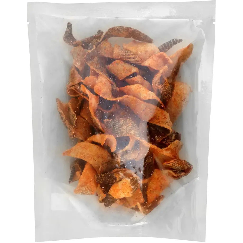 Снеки Snacks Del Mar із шкіри риби пікантні 50 г - фото 2