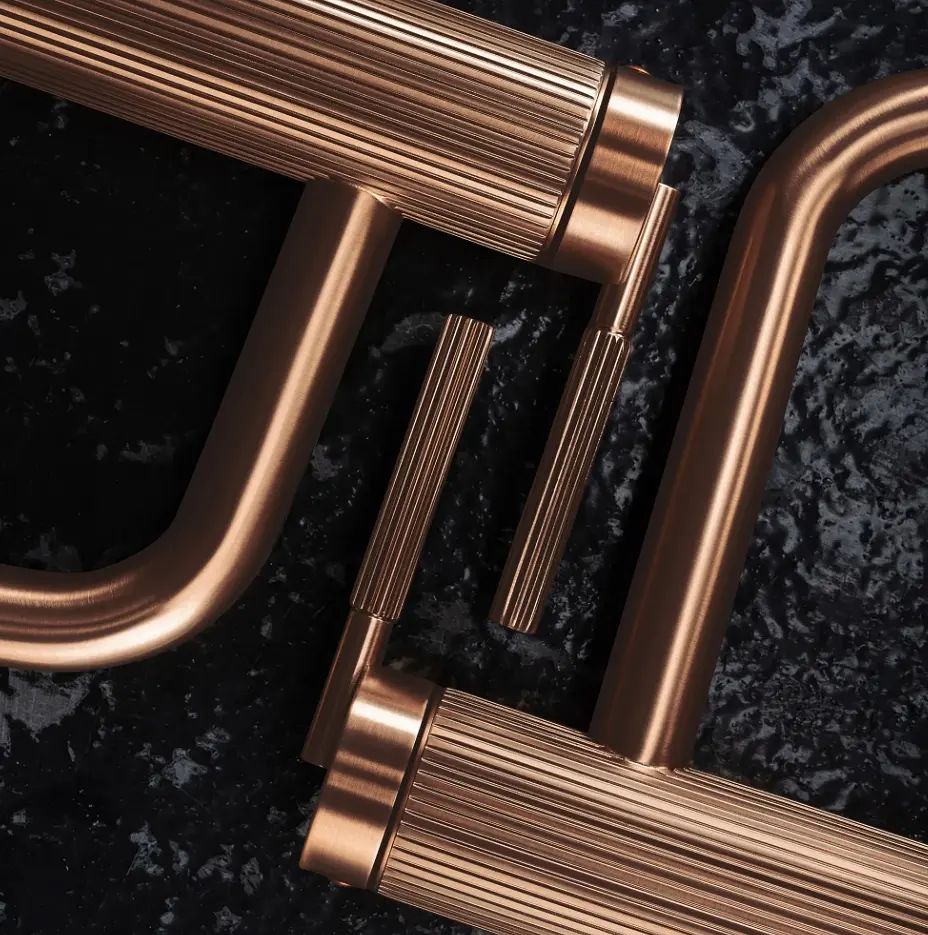Змішувач для умивальника Rea Argon низький brushed copper REA-B2089 - фото 3