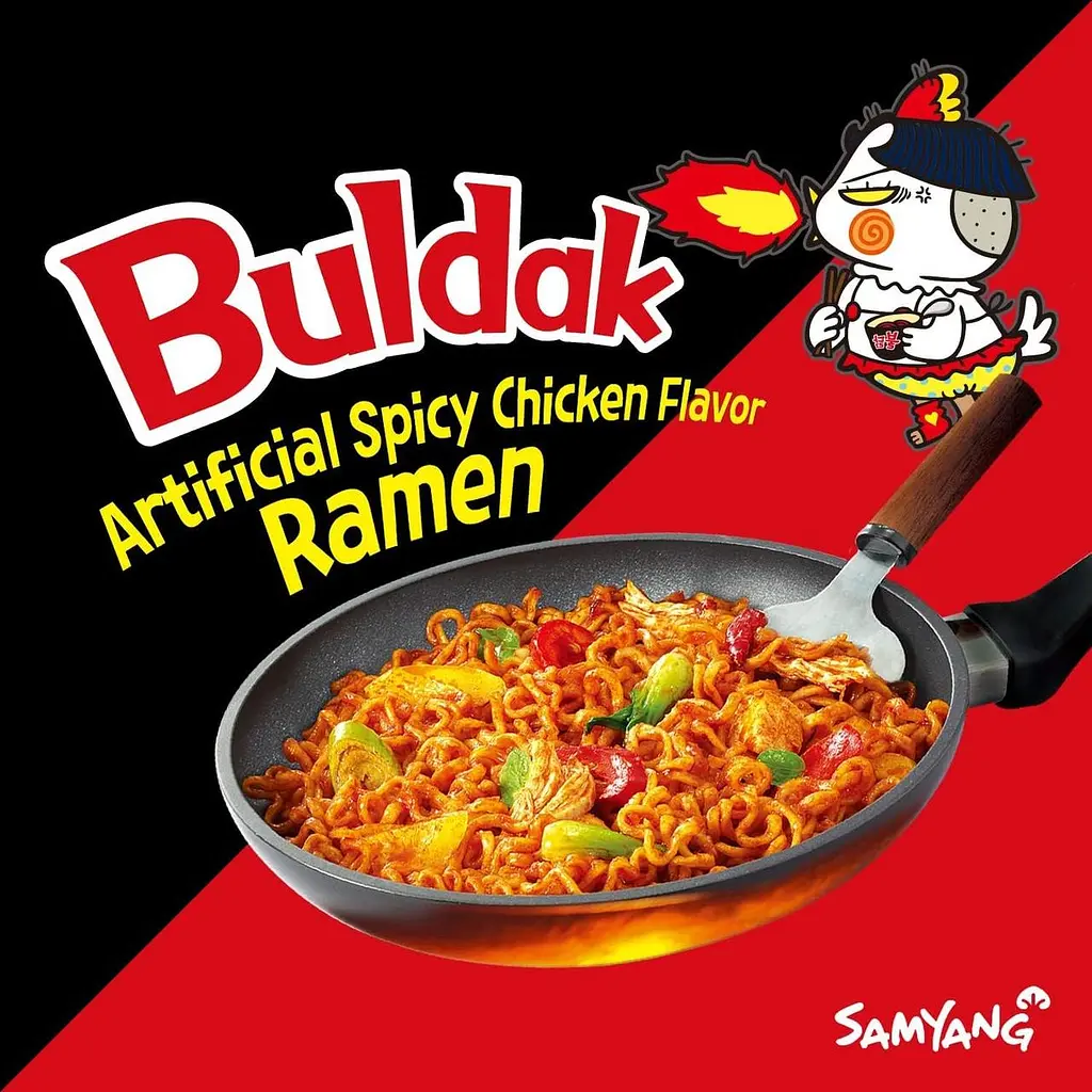 Локшина швидкого приготування Samyang Buldak Hot Chicken Noodle 70г - фото 3