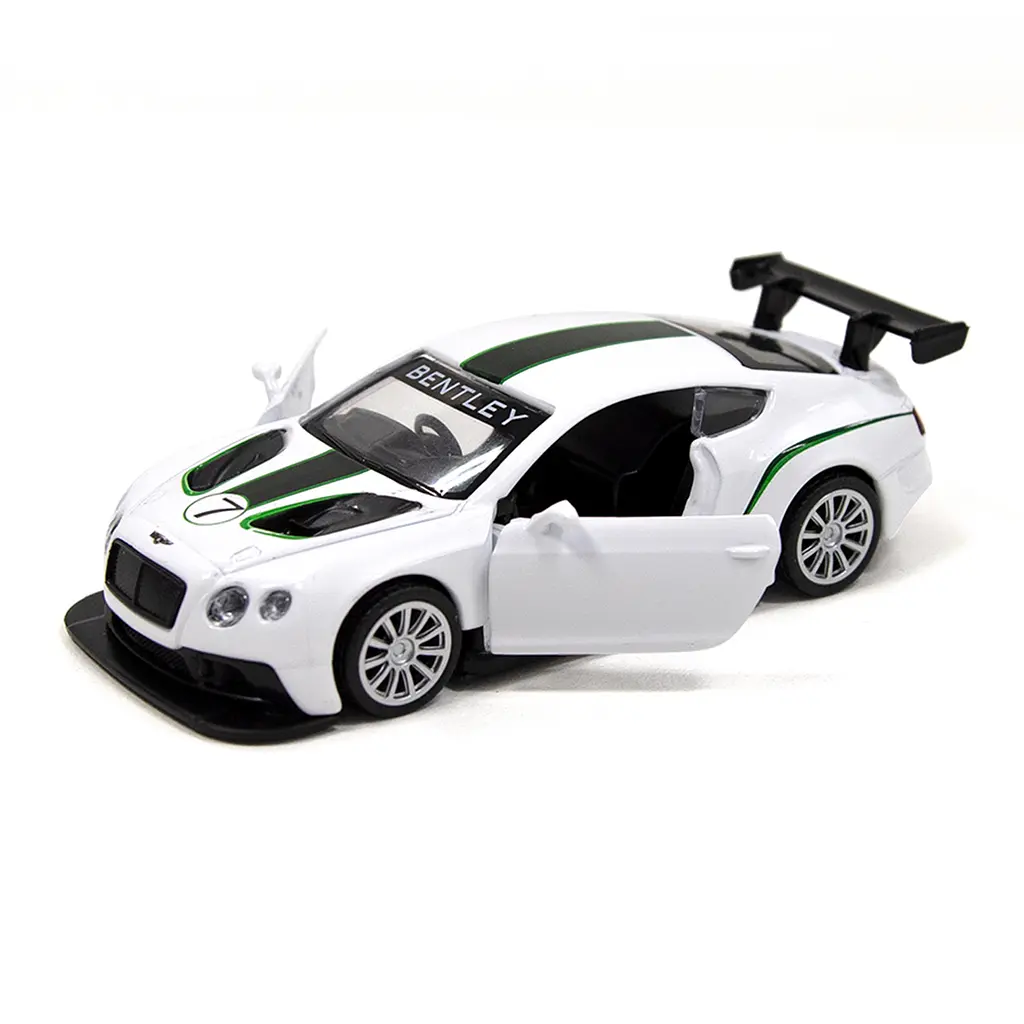 Автомодель TechnoDrive Bentley Continental GT3 белая (250258) - фото 8