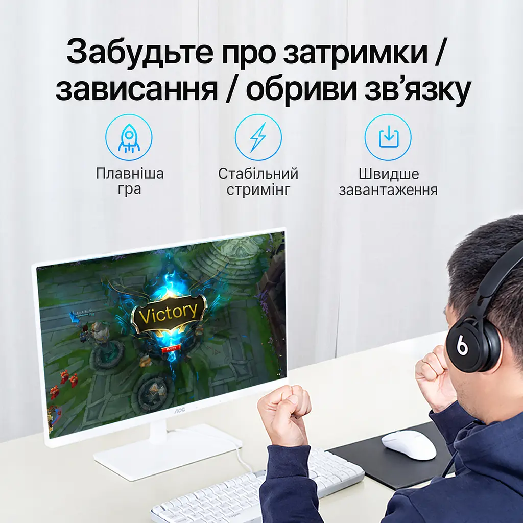 Модульний штекер для мережевого кабелю Vention набір 10 шт. конектор для витої пари RJ45 Cat.6 UTP для одножильного та багатодротяного проводу 23–26 AWG з діаметром проходу 1,1 мм контакти з трьома зубцями ресурс вставляння та виймання не менше 1000 разів прозорий корпус із золотистими контактами (IDDR0-10) - фото 12