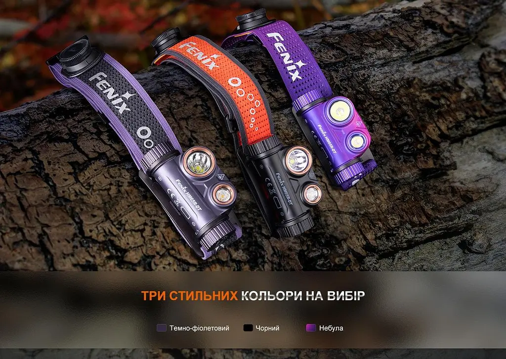 Налобный фонарь для бега Fenix HM65R-DT (Черный) - фото 9
