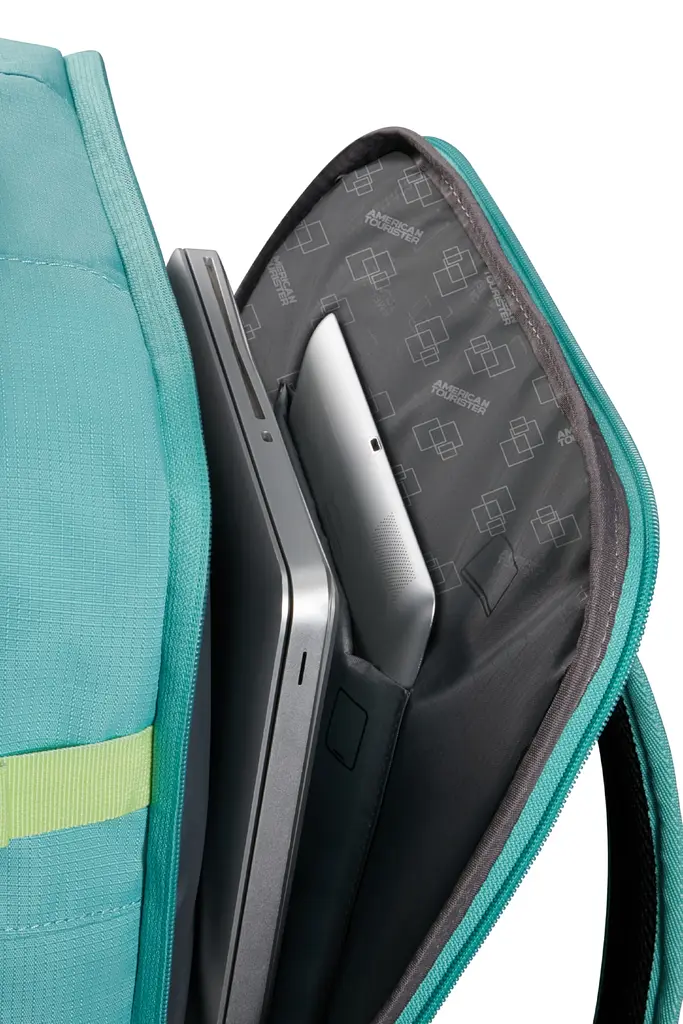 Рюкзак Для Подорожей M 15.6" American Tourister TAKE2CABIN DUSTY TURQUOISE/LIME 45x36x20 91G*64005 - фото 12