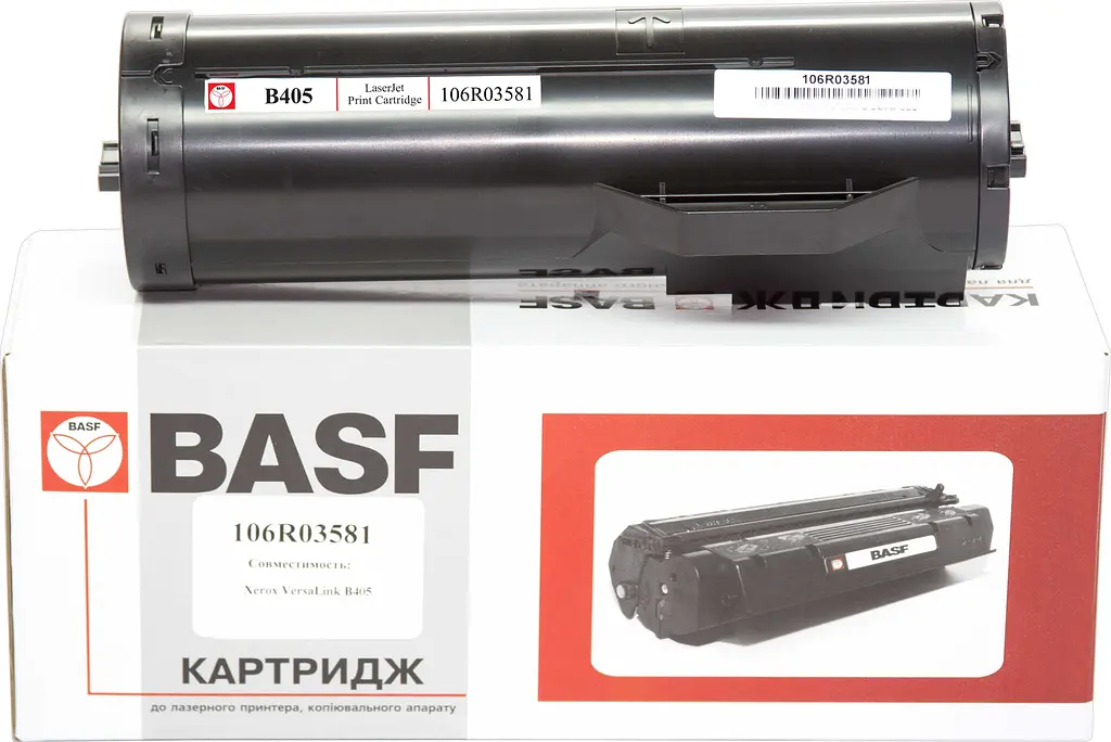 Картридж тон. BASF для Xerox VersaLink B400/405 аналог 106R03581 Black ( 5900 ст.) (BASF-KT-106R03581)