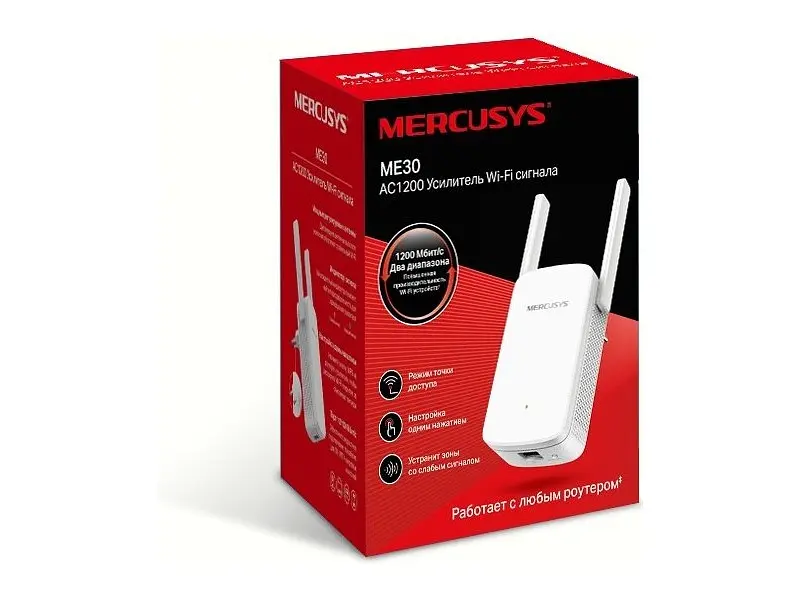 Повторювач Wi-Fi Mercusys ME30 - фото 4