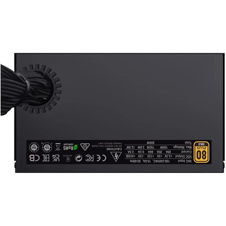 Блок питания GameMax 800W 80 Gold (GX-800) - фото 7