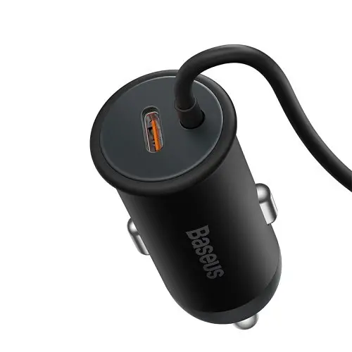 Бездротовий Автомобільний зарядний пристрій Baseus CW01 MagSafe Wireless Charging 15W (+АЗУ USB 25W) чорний C40141000111-01 - фото 2