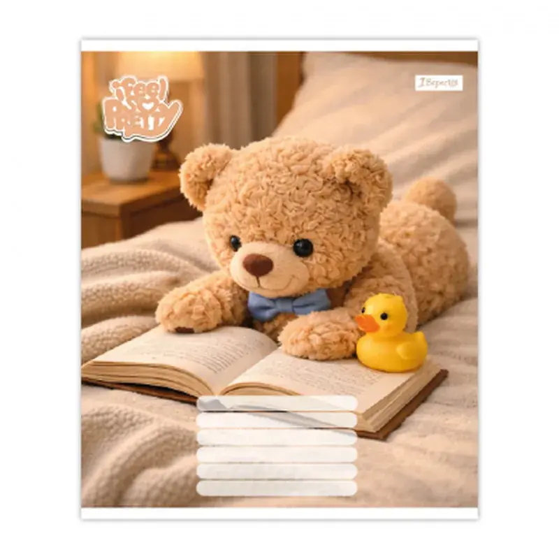 Зошит 1 вересня Bear stories А5 24 аркушів клітинка (768974), в асортименті - фото 4