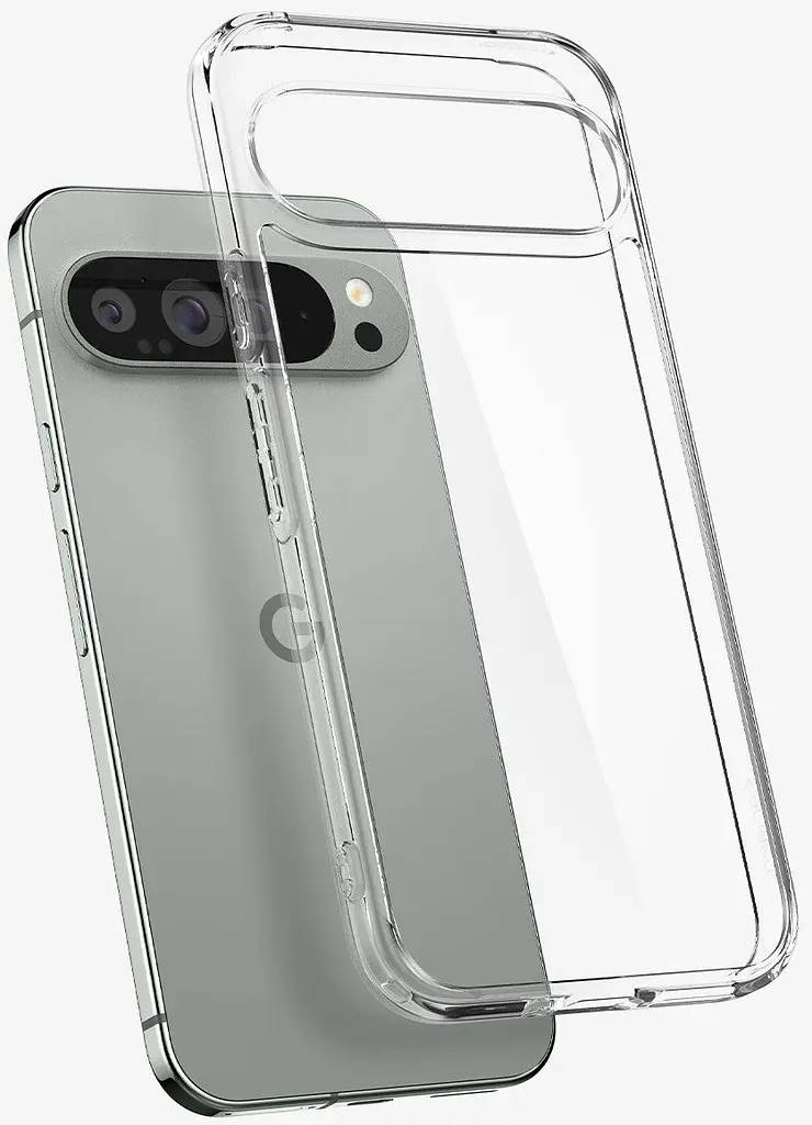 Чохол протиударний Spigen Ultra Hybrid для Google Pixel 9 Pro XL (6.8") Crystal Clear ACS07721