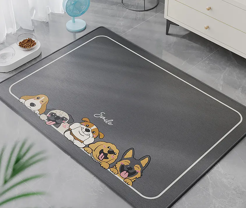 Літня охолодна підстилка для собак Derby Ice Silk Summer Pet Cooling Mat Dogs Smile 50х70 см - фото 2