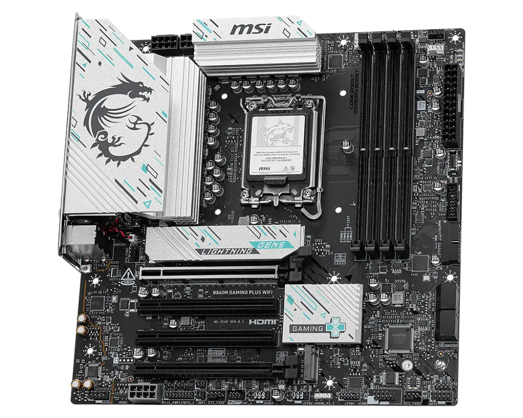 Материнська плата MSI B860M Gaming Plus Wi-Fi LGA 1851 (B860M GAMING PLUS WIFI) - фото 2