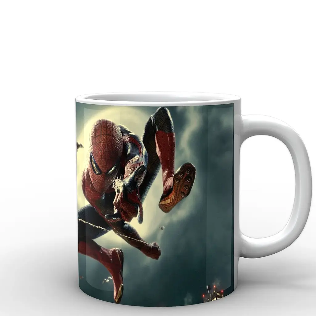 Кружка GeekLand Человек-Паук Spider-Man ночь SM.02.027 330 мл белая - фото 3