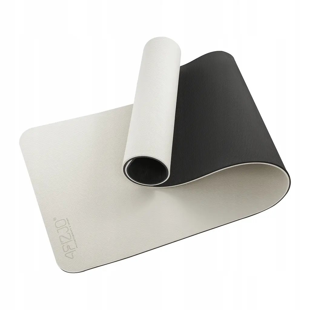 Килимок (мат) спортивний 4FIZJO TPE 180 x 60 x 0.6 см для йоги та фітнесу Grey/Black (P-5907739317100) - фото 10
