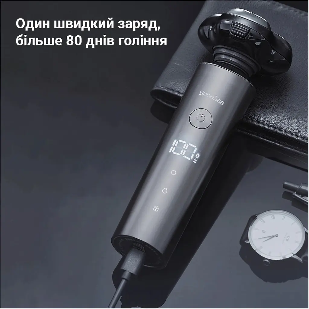 Електробритва Xiaomi Electric Shaver Black (F305-GY) - фото 6