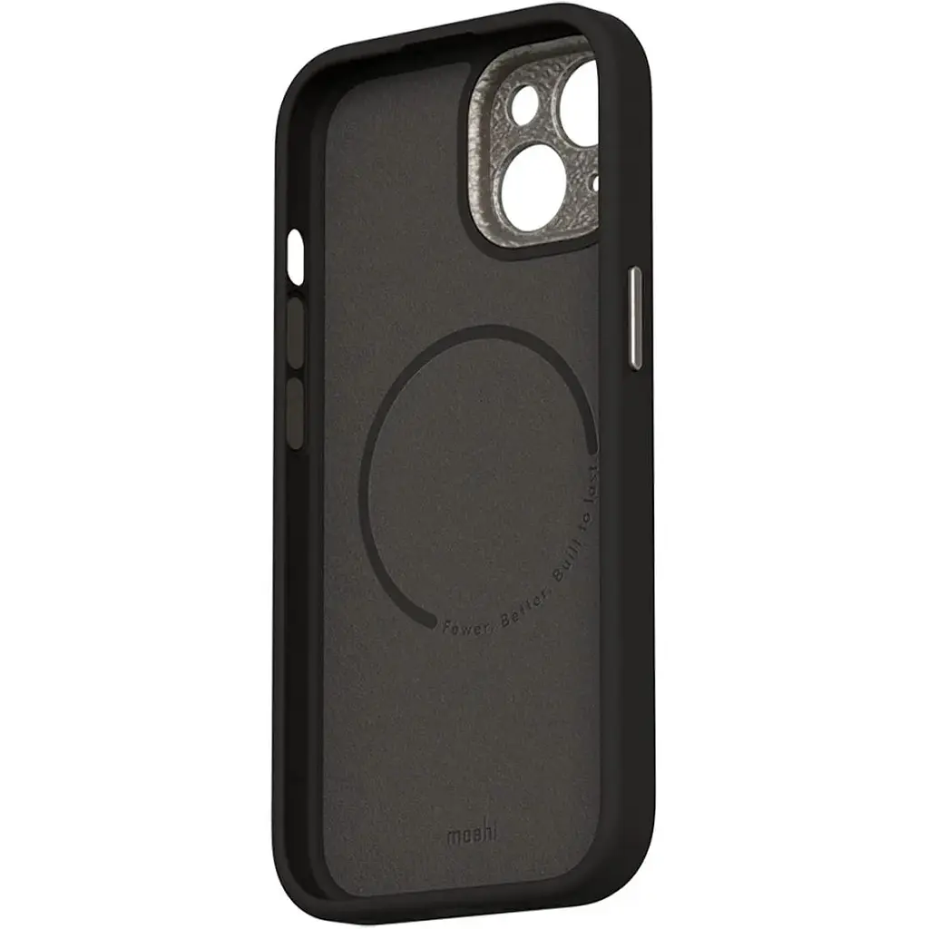 Чехол-накладка Moshi Napa Slim Hardshell Case Midnight Black для iPhone 15 (99MO231101) - фото 4