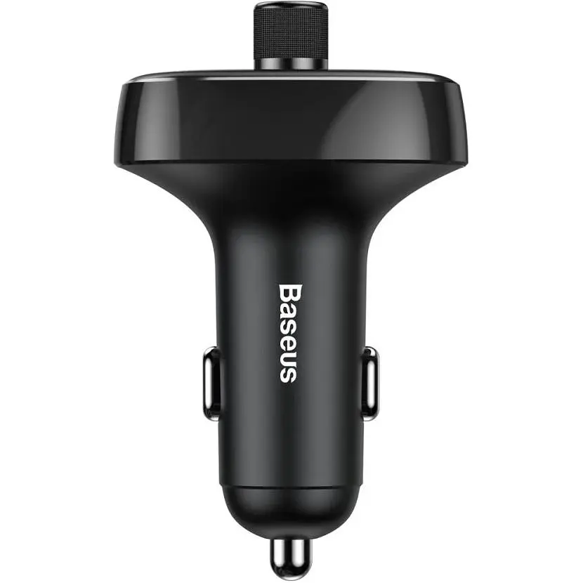 FM-трансмиттер Baseus FM Launcher S-09 2.4A 2хUSB-A Black [CCMT000301] [96091] - фото 3