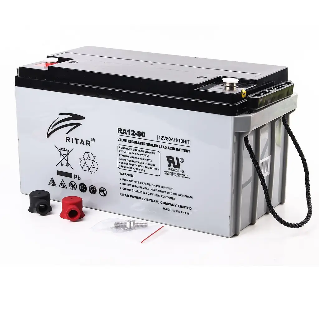 Акумуляторна батарея для ДБЖ Ritar AGM 12 V / 80 А*ч (RA12-80) - фото 2