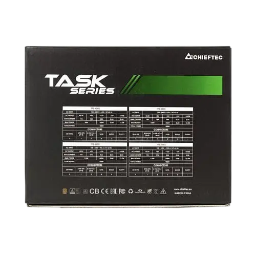 Блок живлення Chieftec Task TPS-600S 600W 80+ Bronze (TPS-600S) - фото 3