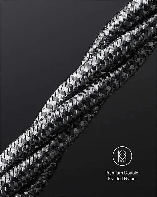 Кабель Anker Nylon А8758 Type-C - Type-C (USB-C - USB-C) 100W 3 метри - фото 6