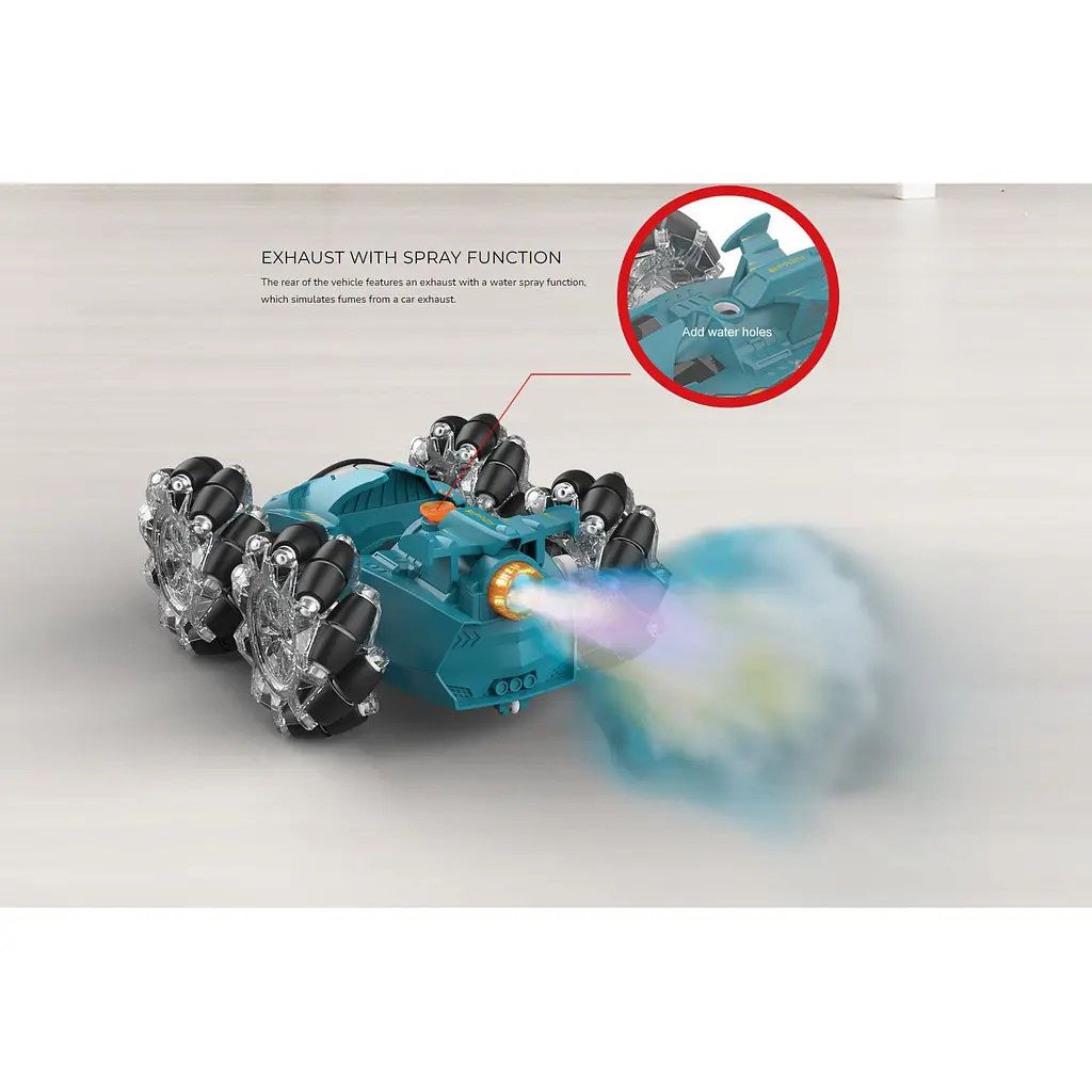 Машинка іграшкова Revolt на радіокеруванні 2в1 Split Racer з ефектами синя (TG1012 BLUE) - фото 7