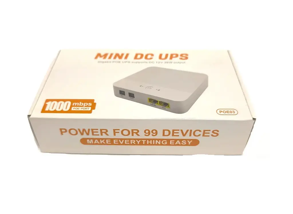 Міні ДБЖ для роутера DC UPS 7800 мАг, 5V/9V/12V, PoE 24V 0.6A, Li-ion 18650, захист OVP/OCP/SCP - фото 9