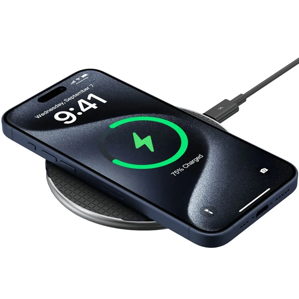 Зарядний пристрій Energizer Wireless WCP107 QI 15W чорний (WCP107) - фото 5