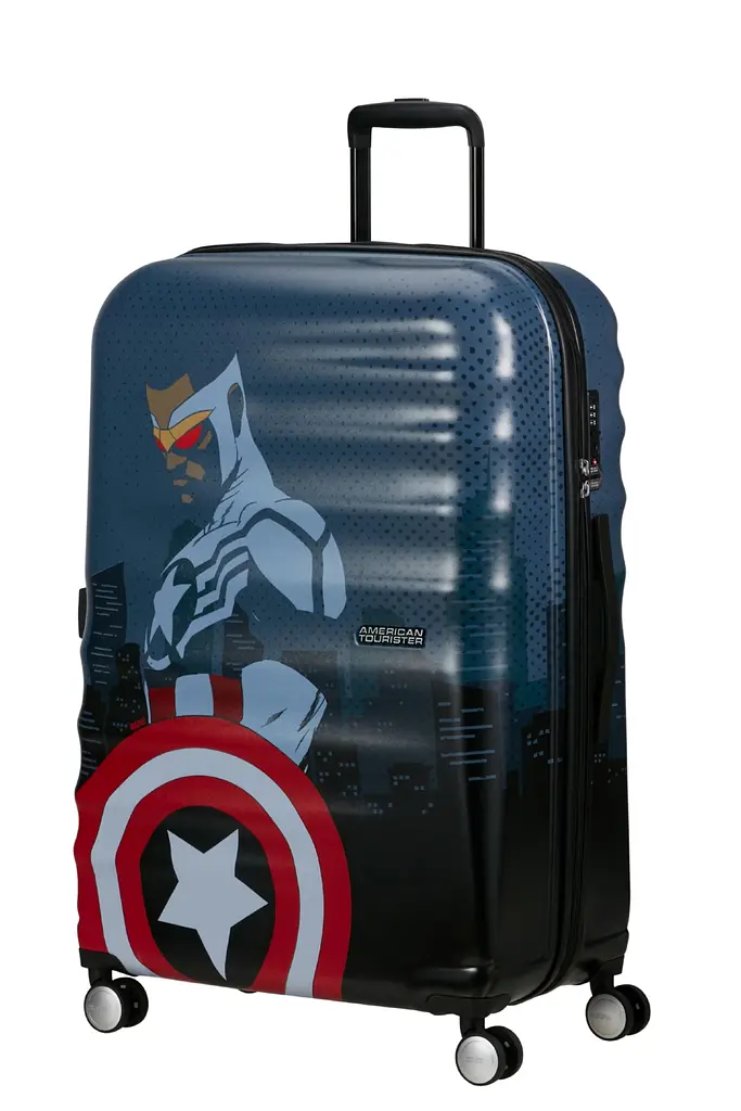 Валіза 77 См American Tourister WAVEBREAKER DISNEY CAPTAIN AMERICA CITY 77x52х29 31C*03022 - фото 3