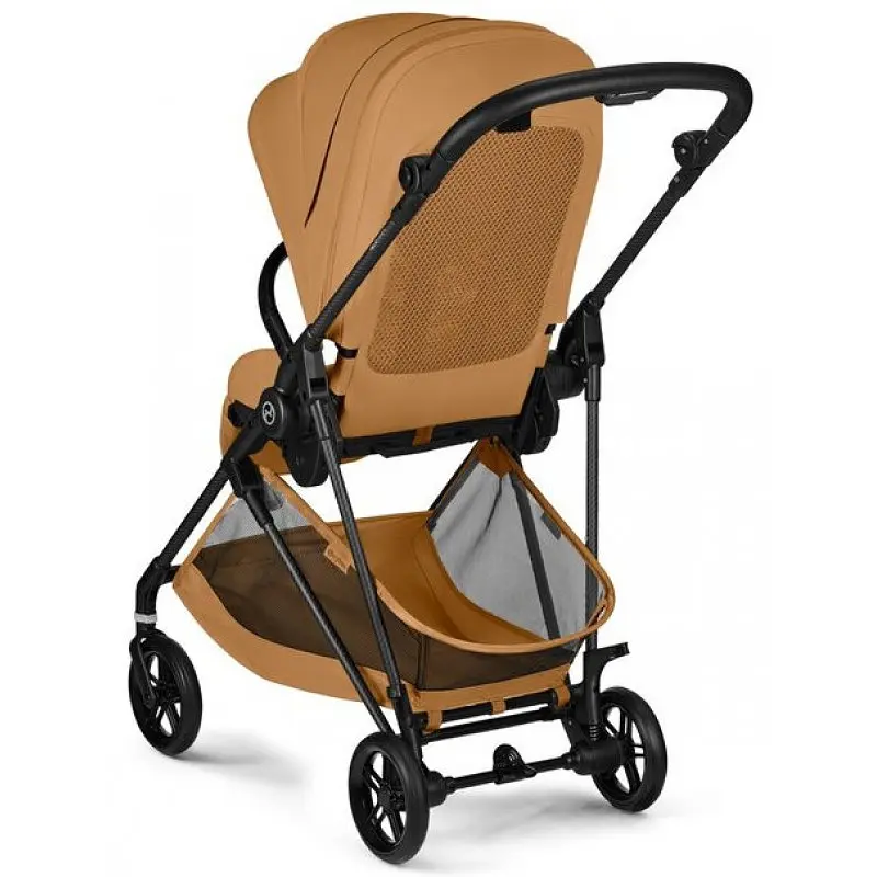 Коляска Cybex Melio 2 в 1 Carbon Cinnamon Yellow - фото 7
