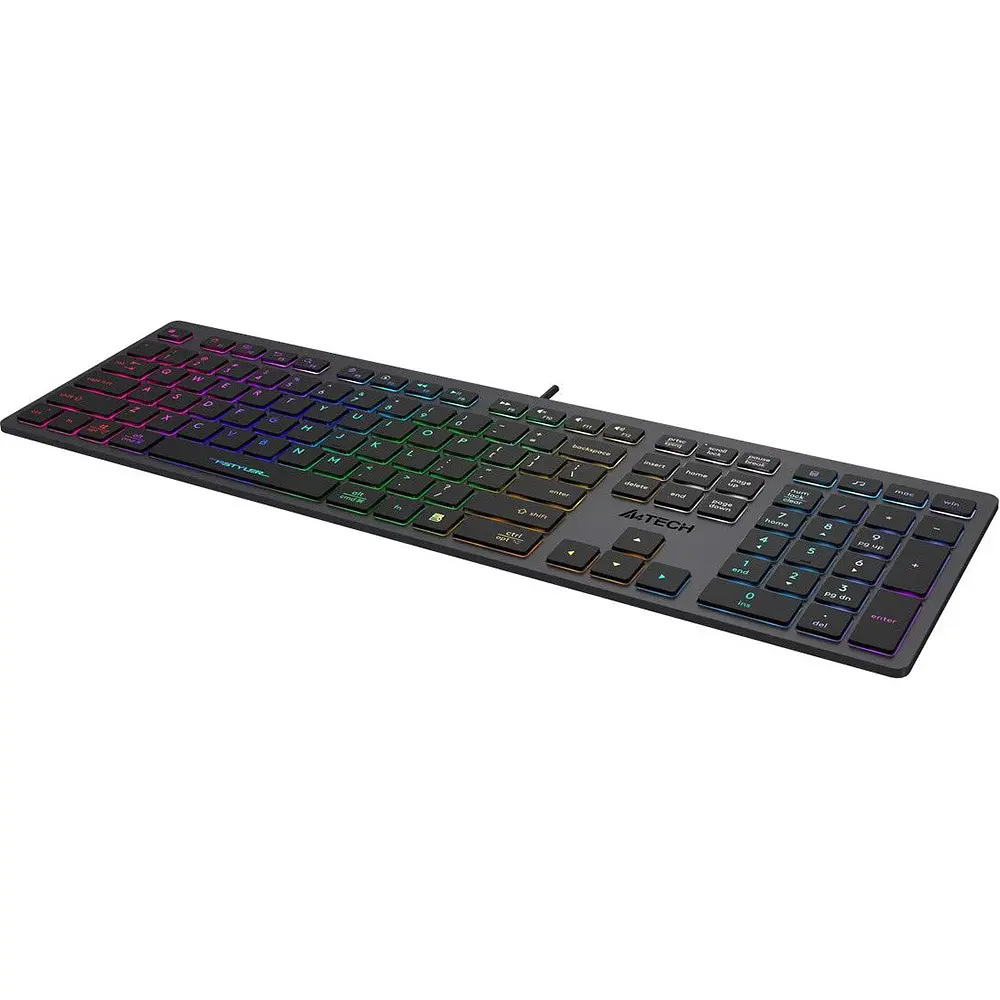 Клавіатура A4Tech Fstyler FX60H Grey Neon backlit [94472] - фото 5