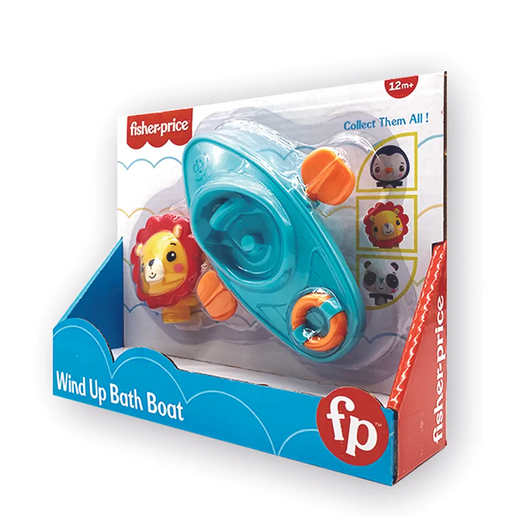 Заводная лодочка для игры с водой Fisher-Price Львенок (GMBT003A) - фото 2
