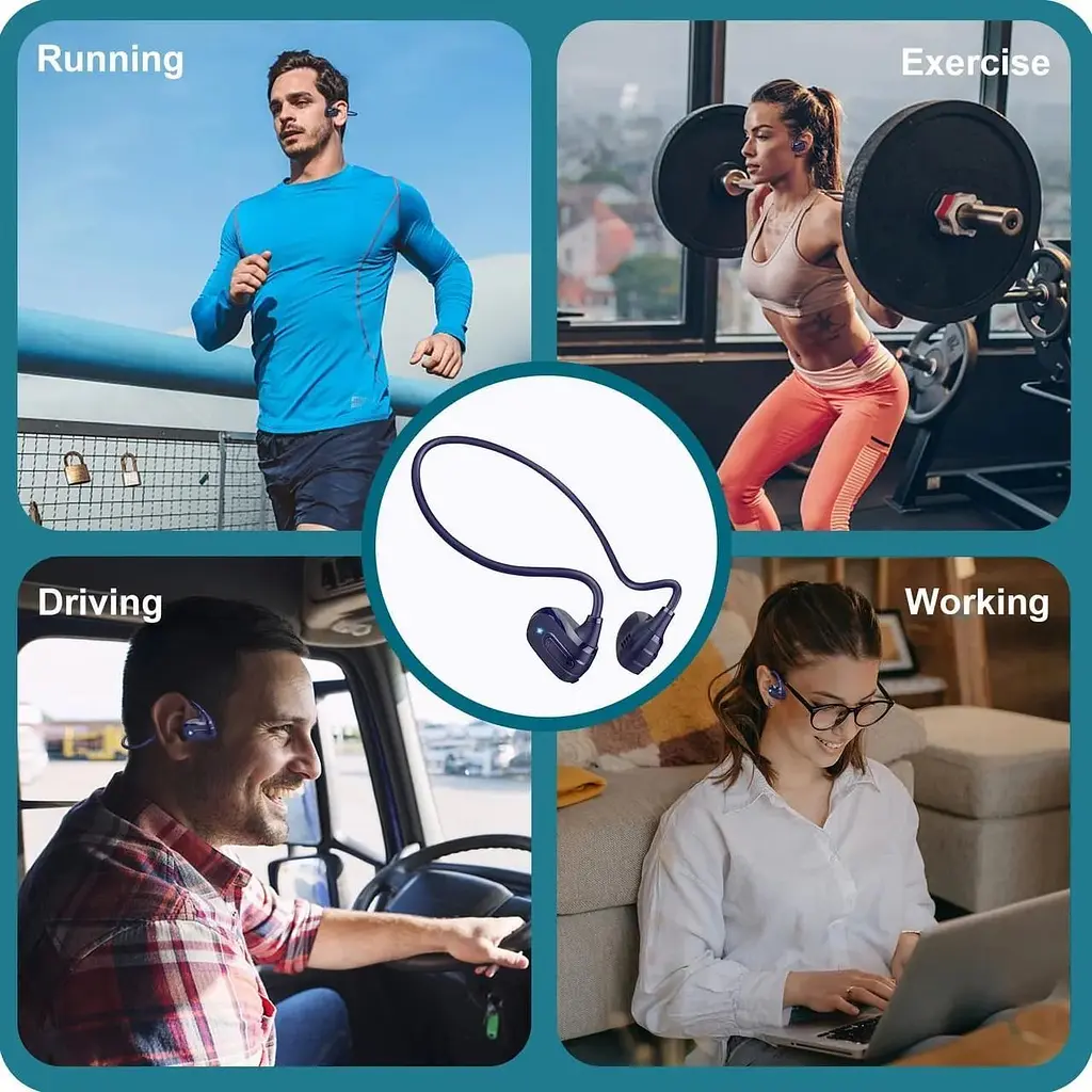 Навушники Giveet Open Ear Bluetooth 5.3 із вбудованим мікрофоном - фото 8