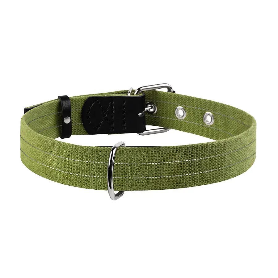 Нашийник для собак бавовняна тасьма CoLLaR Брезент (ширина 20мм довжина 31-41см) - фото 2