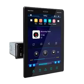 Автомагнітола XPRO 1Din з екраном 9.5 Tesla Style 9510A на Android 10 (2 ram / 16gb rom) чорний (7937_4474) - фото 2