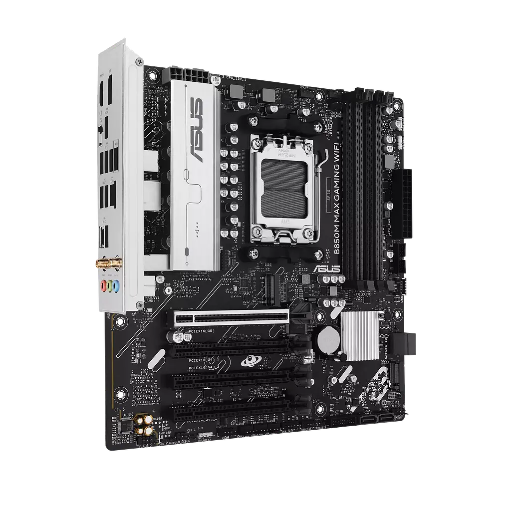 Материнська плата Asus B850M Max Gaming Wi-Fi Socket AM5 (B850M MAX GAMING WIFI) - фото 2