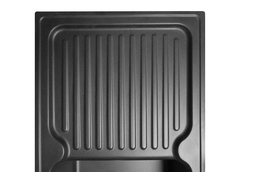 Кухонна мийка гранітна Miraggio Orlean black 861x496x210 00208907, Чорний - фото 5