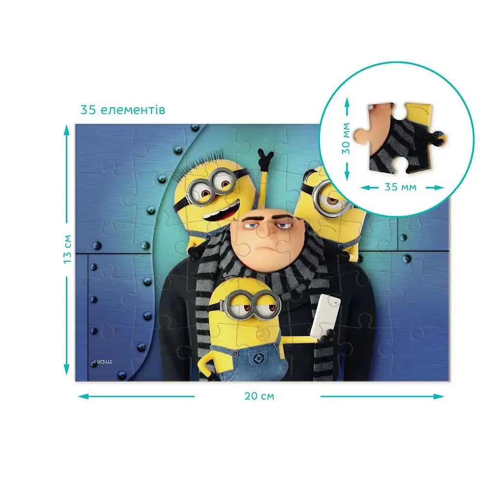 Пазл-міні DoDo Minions, 35 елементів (200357) - фото 4