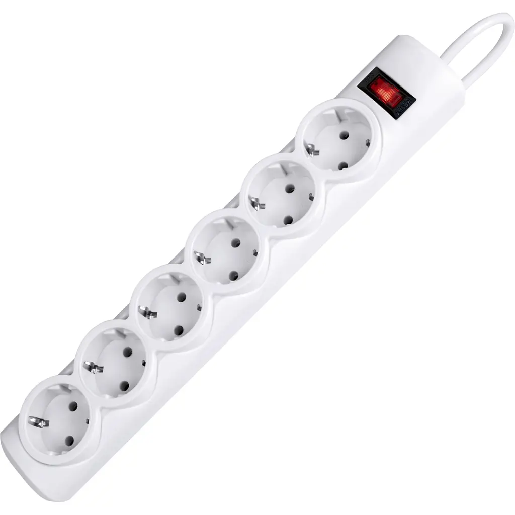 Мережевий фільтр живлення Defender 153, 3 m, 6 роз, white (99490) - фото 2