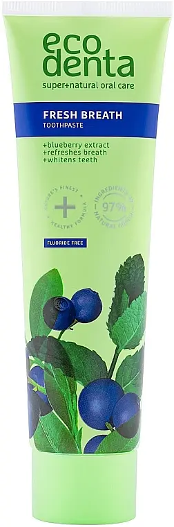 Зубна паста Ecodenta Green Line Fresh Breath Свіже дихання з чорницею 100 мл - фото 2