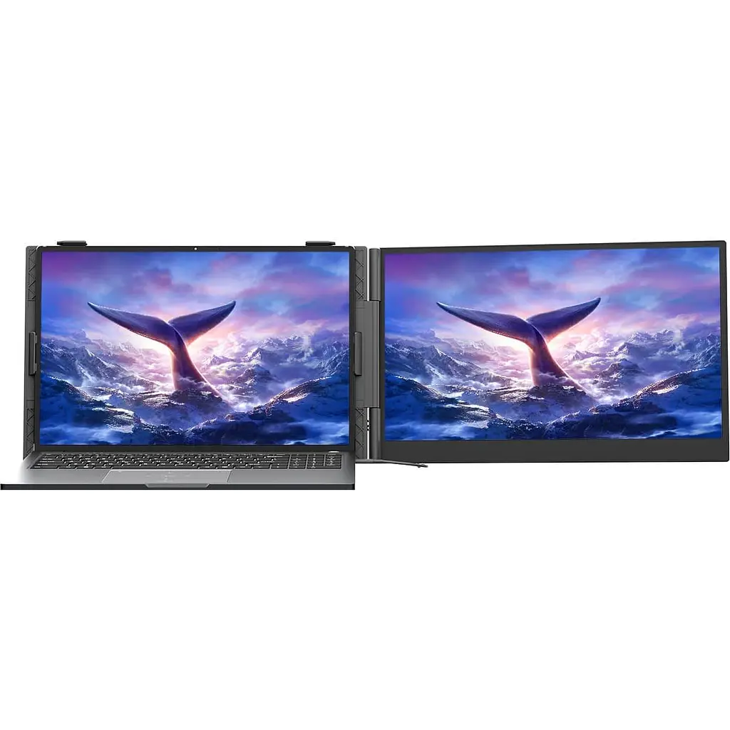 Монітор Blackview 14" SCM6 Single Screen Portable monitor 2 in 1 Grey Black (BVSCM6) 1920x1080 (FullHD) IPS 60 Hz - фото 3