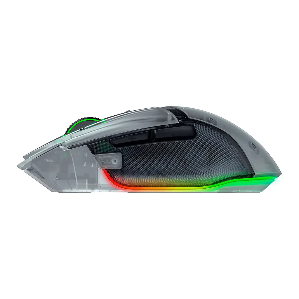 Razer Михайло Basilisk V3 Pro 35K, RGB, USB-A/WL/BT, Phantom White Ed. - фото 3