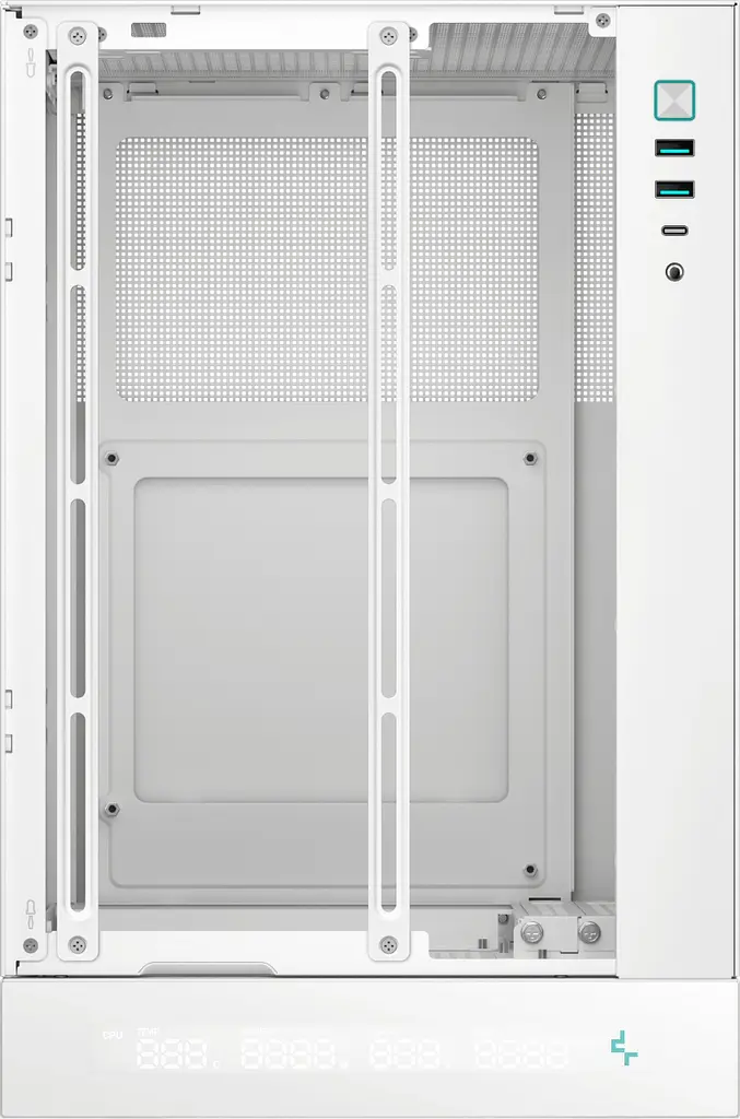 Корпус DeepCool CH170 Digital White (R-CH170-WHNPI0D-G-1) - фото 4
