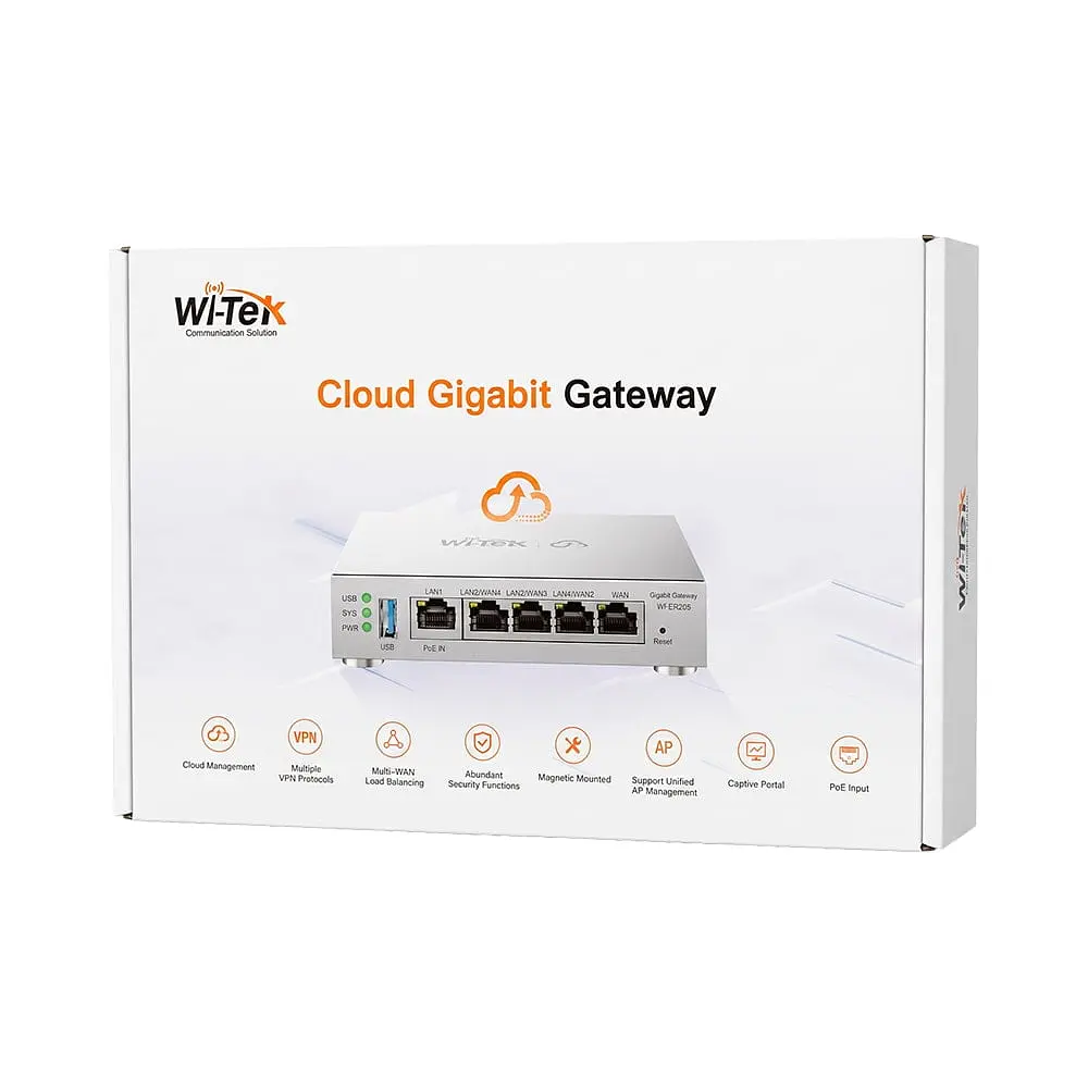 Контролер точок доступу AP / гігабітний VPN-маршрутизатор Wi-Tek WI-ER205 (73-00263) - фото 10