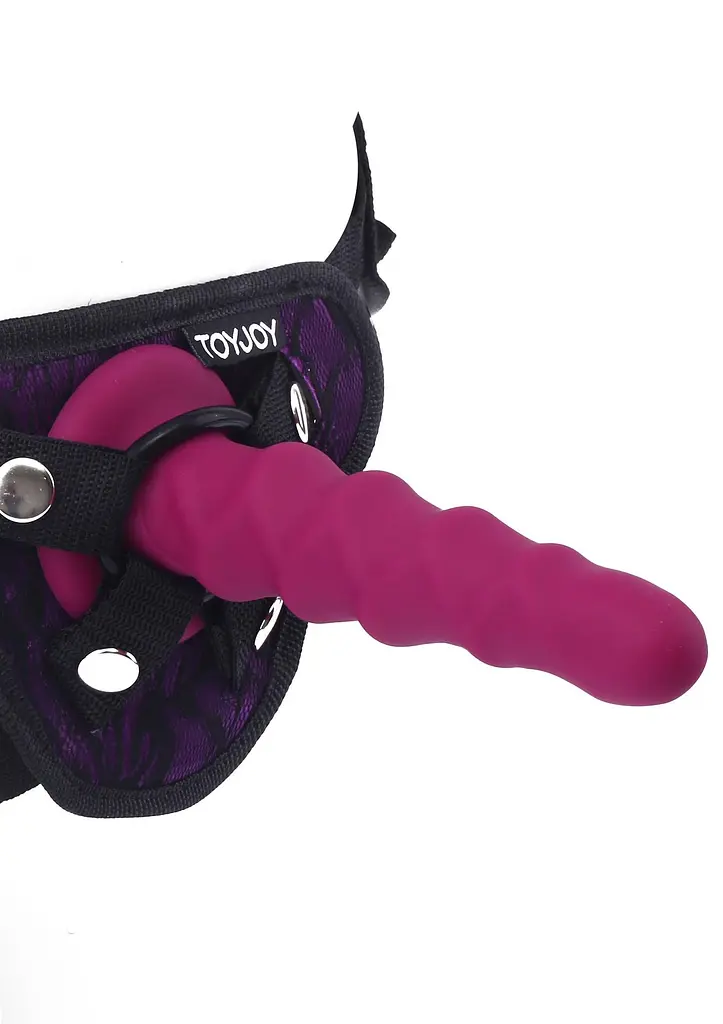 Фаллоимитатор ToyJoy Ribbed Dong 6 Inch 16 см (розовый) - фото 5