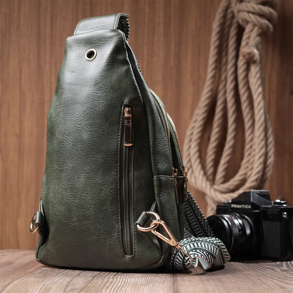 Жіноча сумка Vintage з одним ременем через плече з екошкіри 17.5х29х8 см sum0026953 - фото 10